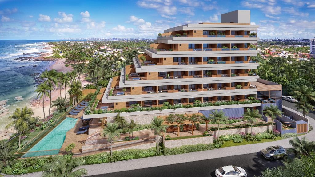 Aerial view of Azure Beach Living